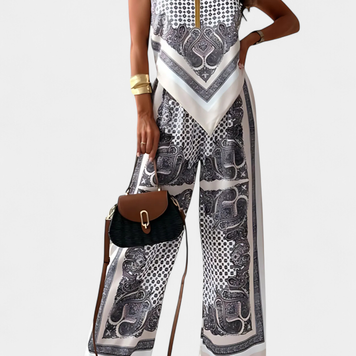 Leonie Conjunto Paisley con Tiras