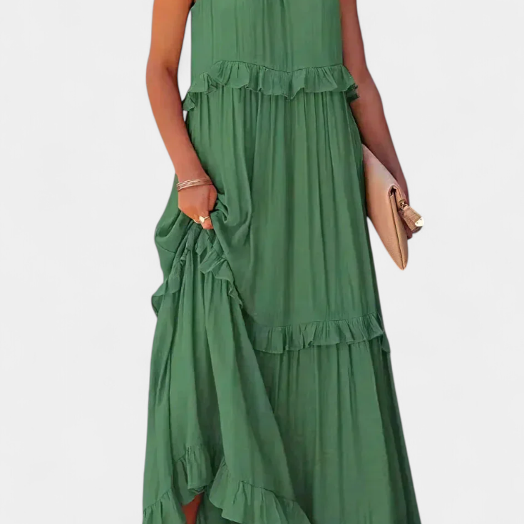 Monica Vestido de Comodidad Atemporal y Frescura Natural