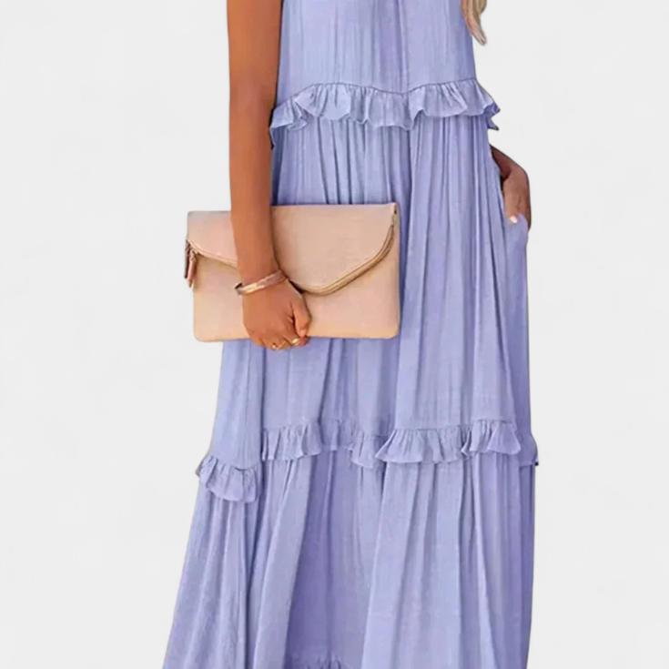 Monica Vestido de Comodidad Atemporal y Frescura Natural