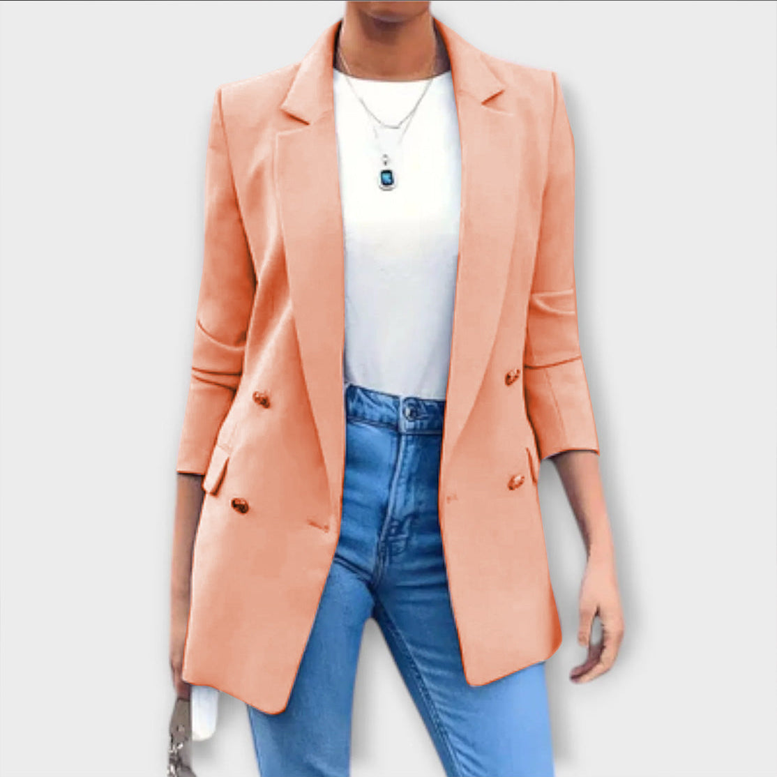 Liina Abrigo Elegante - Versátil Para Diario Y Ocasiones