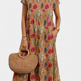 Yuridia Vestido Floral Chic con Silueta Fluida