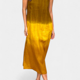 Taerra Vestido Sin Mangas con Estilo Tie-Dye en Degradé