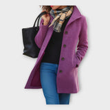 LuxLana Abrigo de Lana con Botones - Estilo Versátil