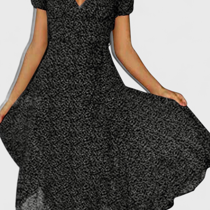 Nuria Vestido Midi Diario con Escote en V