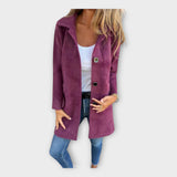 LanaNova Abrigo De Lana Con Cierre Elegante - Versátil