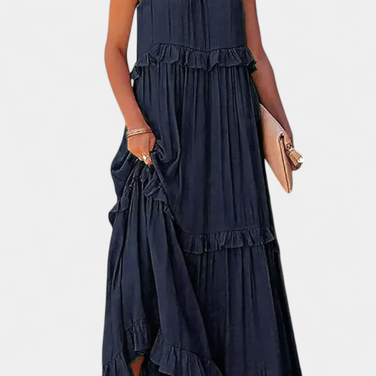 Monica Vestido de Comodidad Atemporal y Frescura Natural