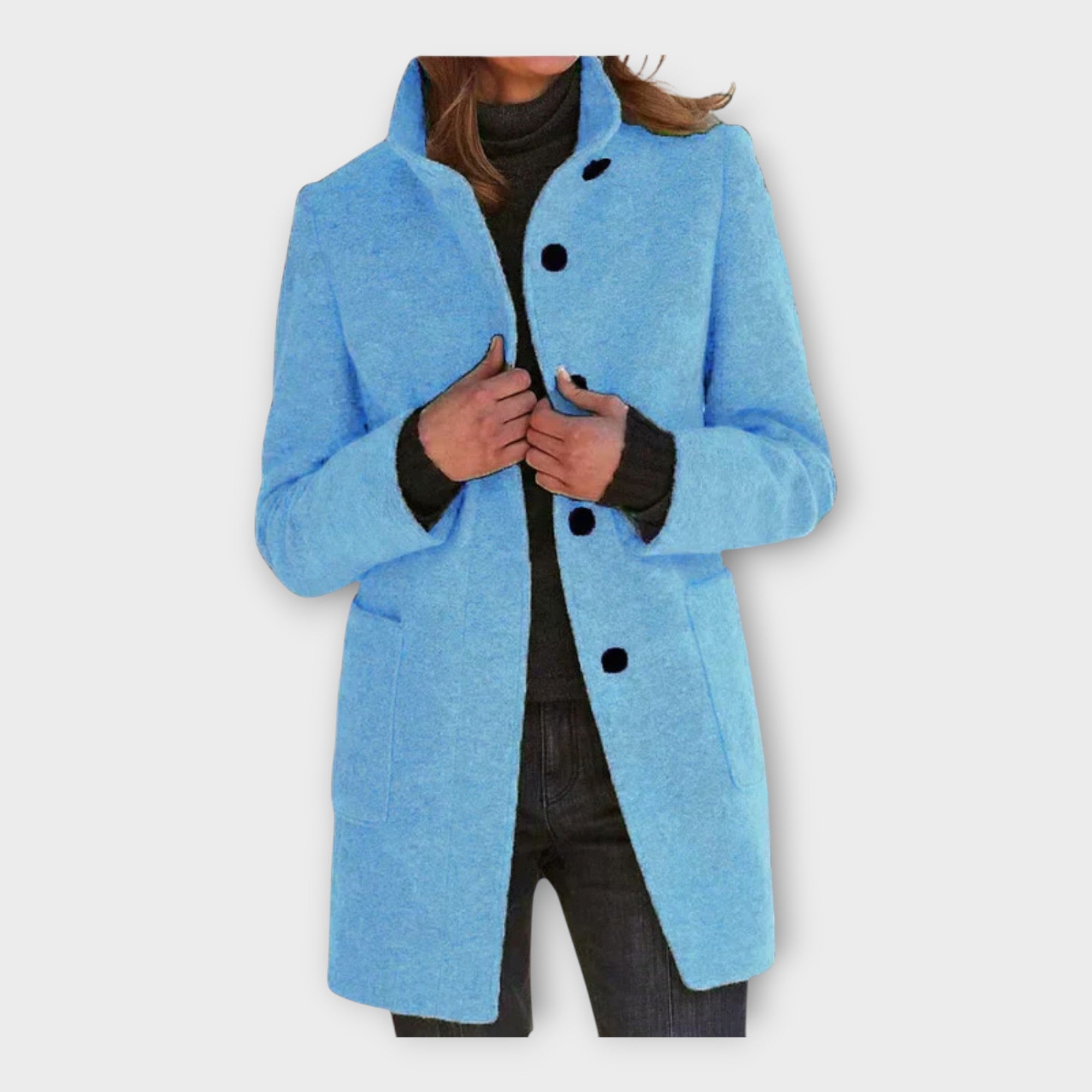 Linea Viva Abrigo Elegante Con Corte Atemporal Versátil