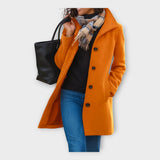 LuxLana Abrigo de Lana con Botones - Estilo Versátil