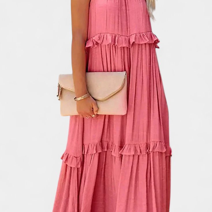 Monica Vestido de Comodidad Atemporal y Frescura Natural