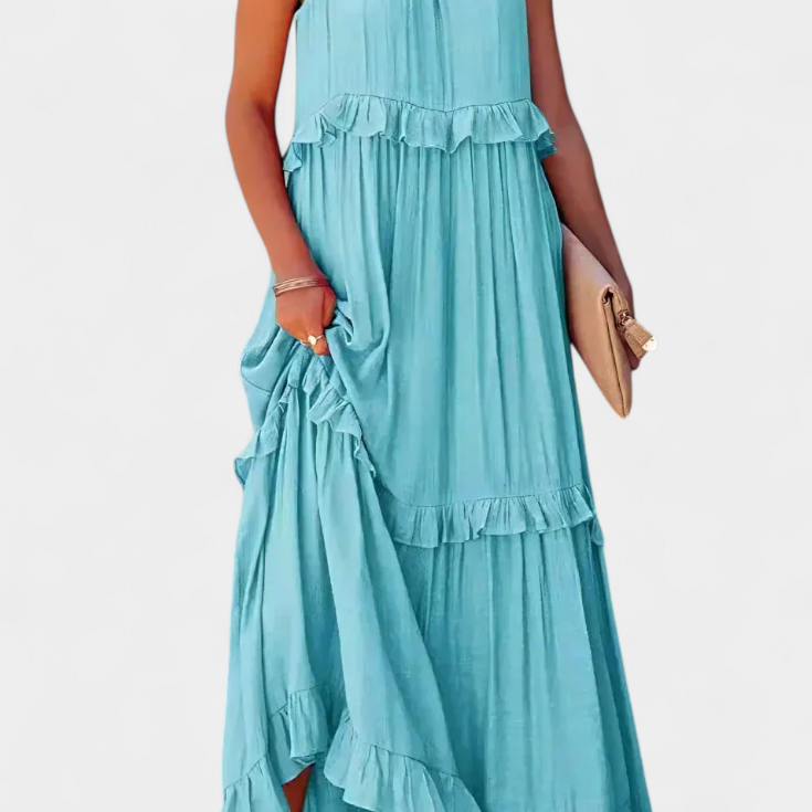 Monica Vestido de Comodidad Atemporal y Frescura Natural