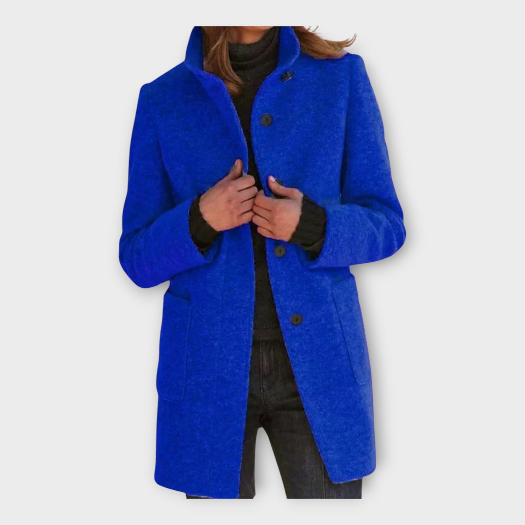 Linea Viva Abrigo Elegante Con Corte Atemporal Versátil