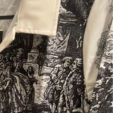 Wilma Vestido Camisero Estampado Paisaje