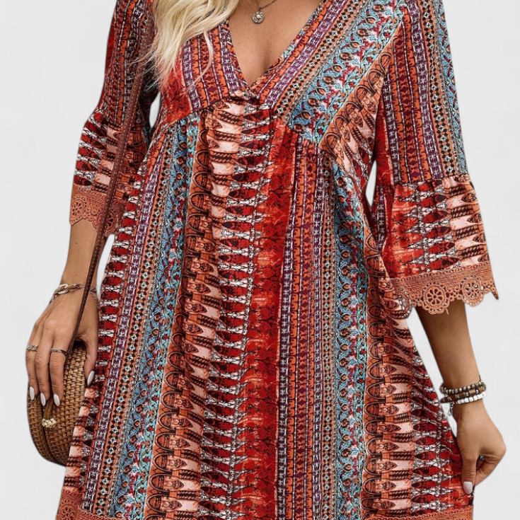 Axelle Vestido Boho Elegante