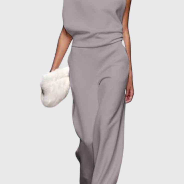 Agatha Mono de Pierna Ancha para el Día a Día