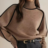 Donna | Elegante jersey de cuello alto