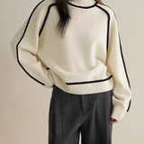 Donna | Elegante jersey de cuello alto