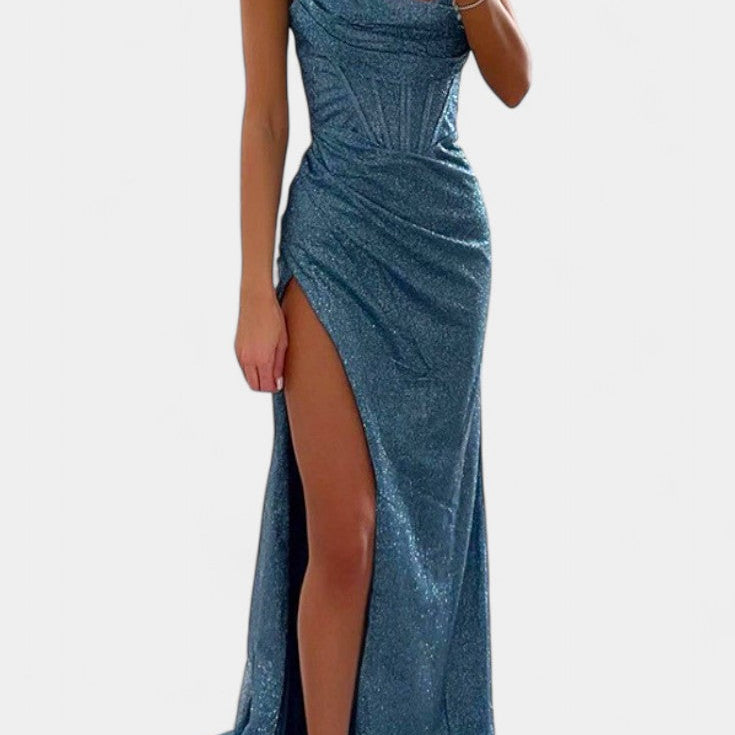 Armoni Vestido de Corpiño con Tirantes de Espagueti