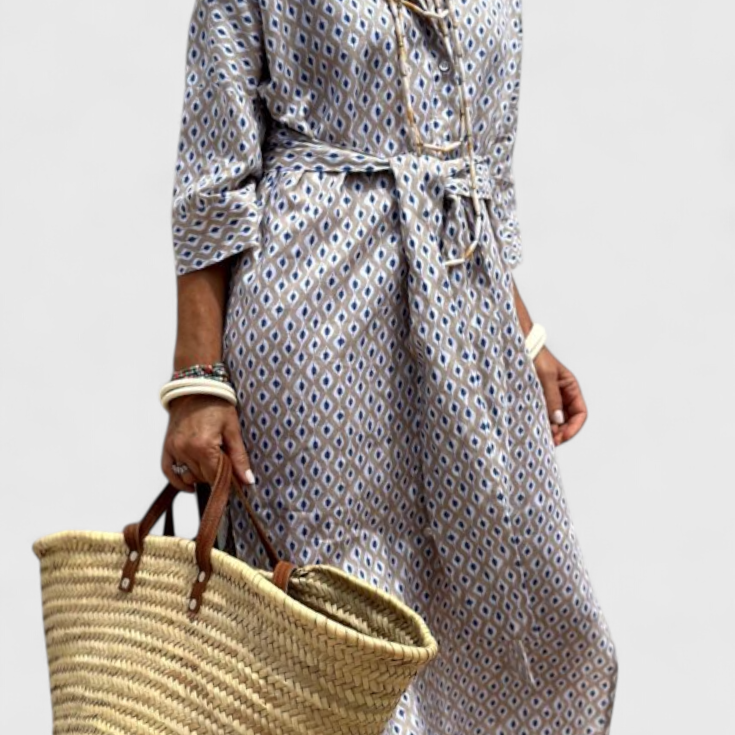 Sherlyn Vestido Camisero de Rayas con Estilo Atemporal