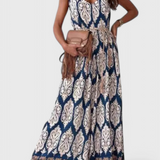 Gabriella Mono de Pierna Ancha con Estampado Audaz