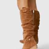 Celine Botas Altas de Estilo Retro