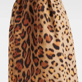 Tiana Vestido Midi Bustier Leopardo