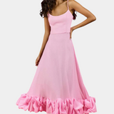 Sela Vestido Maxi Fluyente