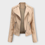 CasaCuero Chaqueta de Cuero Moderna - Silueta Elegante