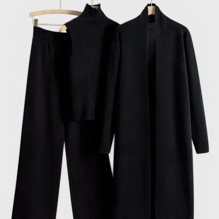 Mahalia Conjunto de Punto de 3 Piezas