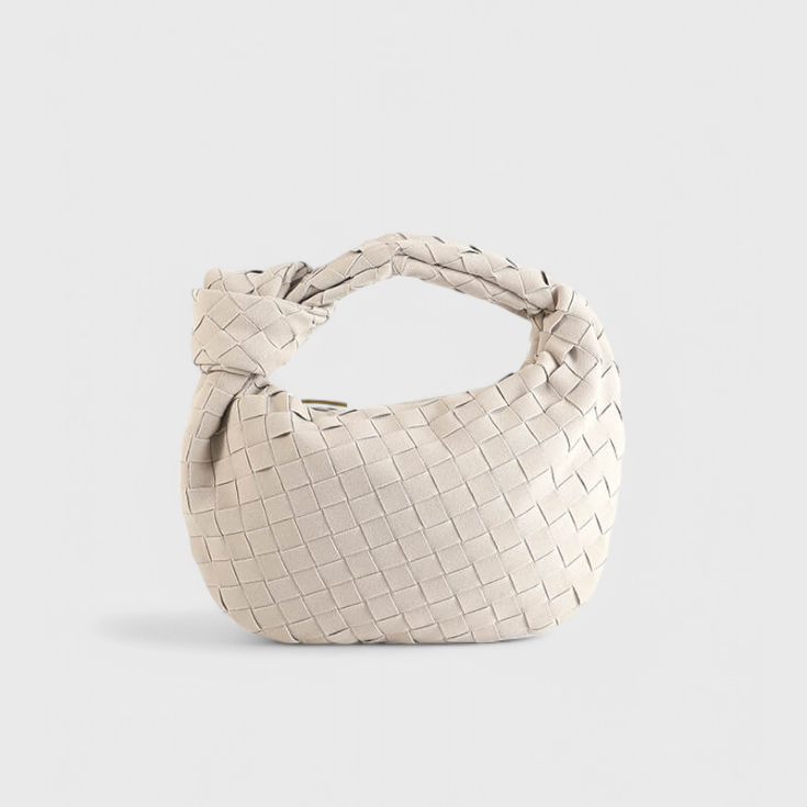 Remi Bolso Mini Woven con Detalle de Nudo