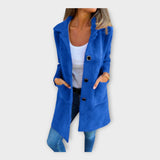 LanaNova Abrigo De Lana Con Cierre Elegante - Versátil