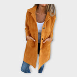 LanaNova Abrigo De Lana Con Cierre Elegante - Versátil