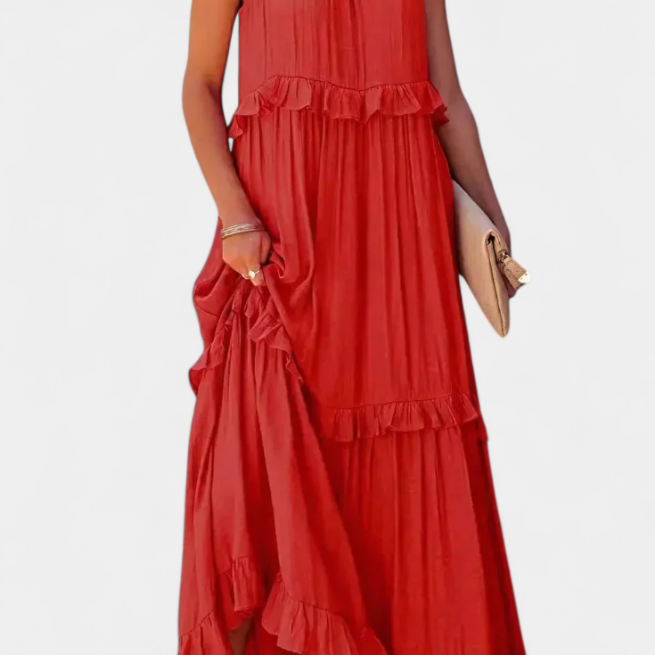 Monica Vestido de Comodidad Atemporal y Frescura Natural