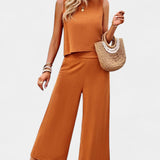 Lavinia Conjunto Boho de Top y Shorts en Lino y Algodón