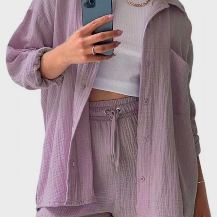 Xenia Conjunto de Collar Relajado