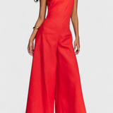 Belén Mono Halter de Pierna Ancha con Caída Radiante