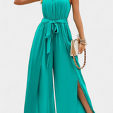 Nyree Mono Asimétrico con Cut-Out y Manga Lazo