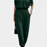 Solene Mono Casual de Hombros Descubiertos con Escote en V