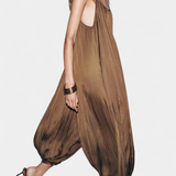 Lucy Mono Largo Plisado con Silueta Relajada