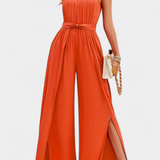 Nyree Mono Asimétrico con Cut-Out y Manga Lazo