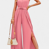 Nyree Mono Asimétrico con Cut-Out y Manga Lazo