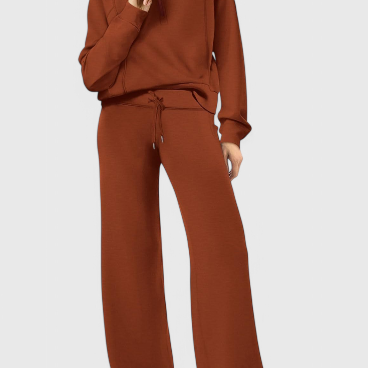 Berken Conjunto de Lounge de Dos Piezas de Manga Larga