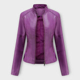 Noble Chaqueta de Cuero - Corte Moderno y Estilo Atemporal