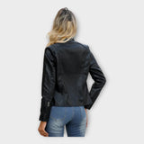 Noble Chaqueta de Cuero - Corte Moderno y Estilo Atemporal