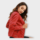 Noble Chaqueta de Cuero - Corte Moderno y Estilo Atemporal