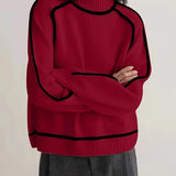 Donna | Elegante jersey de cuello alto