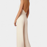 Lila Mono de Pierna Ancha con Elegancia Ligera