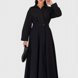 Celina Vestido Largo Maxi con Solapa